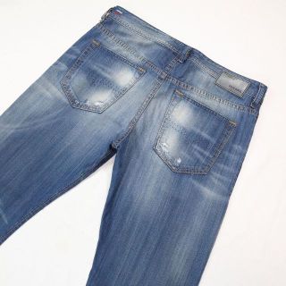 ディーゼル(DIESEL)のディーゼル ブルーアイコン BUSTER ダメージ加工 スリムテーパードW32.(デニム/ジーンズ)