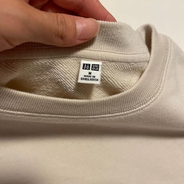 UNIQLO(ユニクロ)のUNIQLOクロップド丈スウェット11/30まで レディースのトップス(トレーナー/スウェット)の商品写真