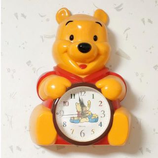 クマノプーサン(くまのプーさん)のくまのプーさん 壁掛け時計 時計 Disney　ディズニー(掛時計/柱時計)