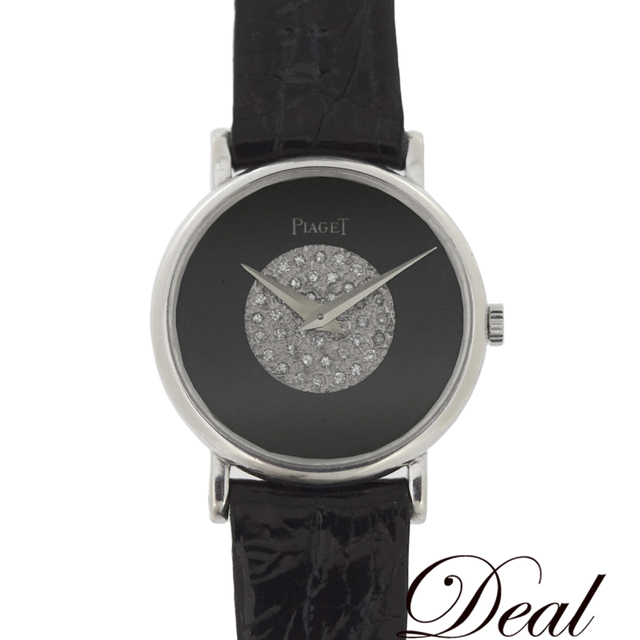 売れ筋商品 K18WG - PIAGET センターダイヤ 腕時計 レディース 9005