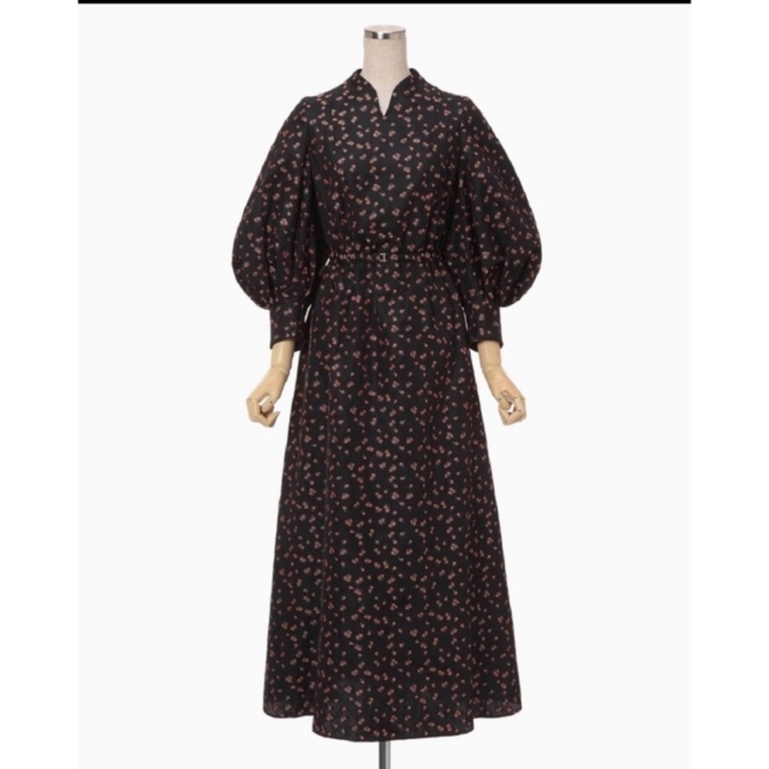 mame Osmanthus Motif Jacquard Dressマメクロゴウチ