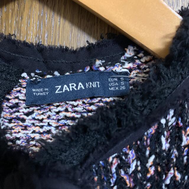 ZARA(ザラ)のマルチカラーツイードニット レディースのトップス(ニット/セーター)の商品写真