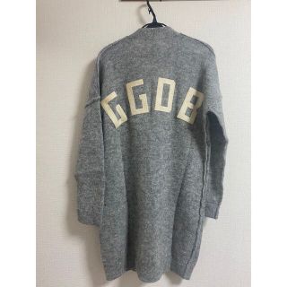 ゴールデングース(GOLDEN GOOSE)のGOLDEN GOOSE ゴールデングース GGDB バックロゴ カーディガン(ニット/セーター)