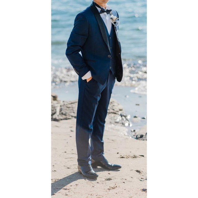 タキシード　アーバンブランシュ　前撮り　結婚式 メンズのスーツ(セットアップ)の商品写真