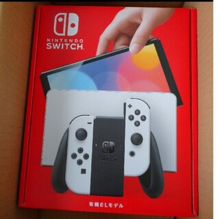 ニンテンドースイッチ(Nintendo Switch)の新品未使用　Nintendo Switch有機ELモデル　ホワイト(携帯用ゲーム機本体)