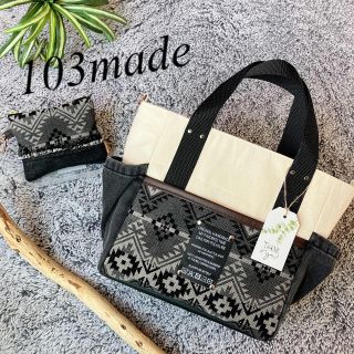 レオパード×denim♡3way tote bag フラットポーチset②