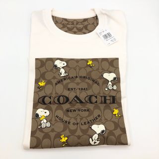 コーチ(COACH)の【COACH X PEANUTS】新品！シグネチャー スヌーピー Tシャツ！(Tシャツ(半袖/袖なし))