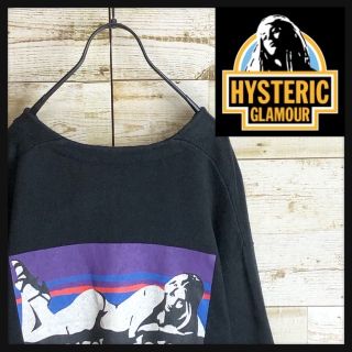 ヒステリックグラマー(HYSTERIC GLAMOUR)のヒステリックグラマー  バックロゴ入り ニット カーディガン 完売カラー(カーディガン)