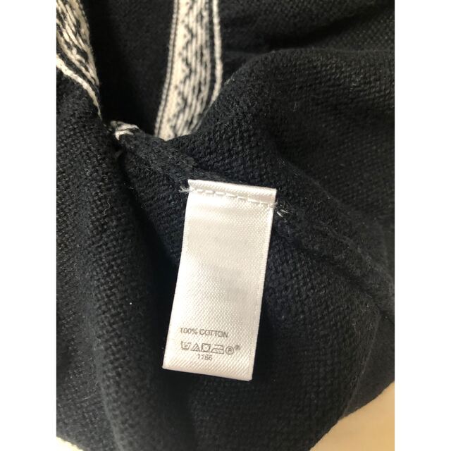 babyGAP(ベビーギャップ)のGAP ニットワンピース　サイズ95  黒 キッズ/ベビー/マタニティのキッズ服女の子用(90cm~)(ニット)の商品写真