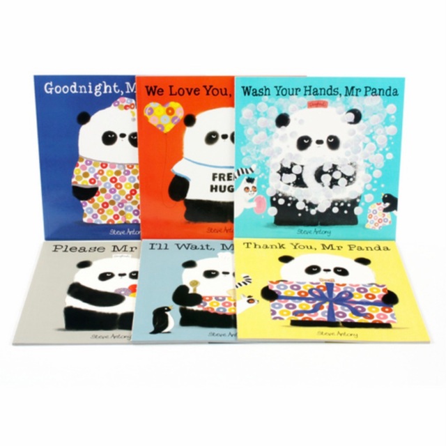 【SALE】Mr.Panda マナー　良い生活習慣作り　おすすめ英語絵本6冊