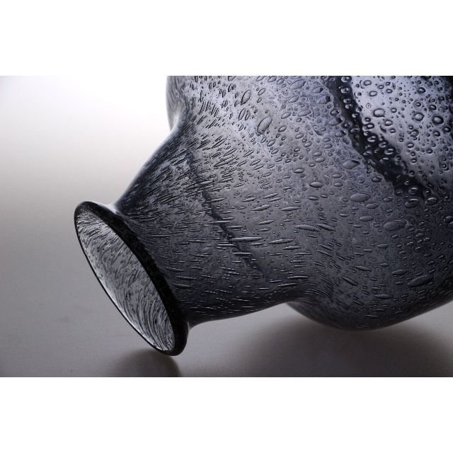 ARABIA(アラビア)のErik Hoglund エリックホグラン 花瓶 998bp エンタメ/ホビーの美術品/アンティーク(ガラス)の商品写真