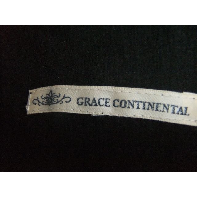 GRACE CONTINENTAL(グレースコンチネンタル)のグレースコンチネンタル☆総シルクドレス　Ｓ～Ｍ　ブラック レディースのフォーマル/ドレス(ロングドレス)の商品写真