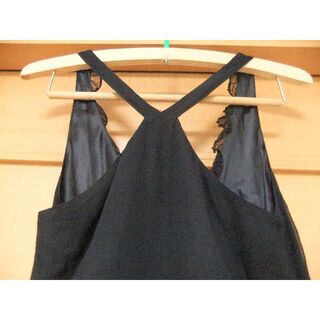 グレースコンチネンタル☆総シルクドレス　Ｓ～Ｍ　ブラック