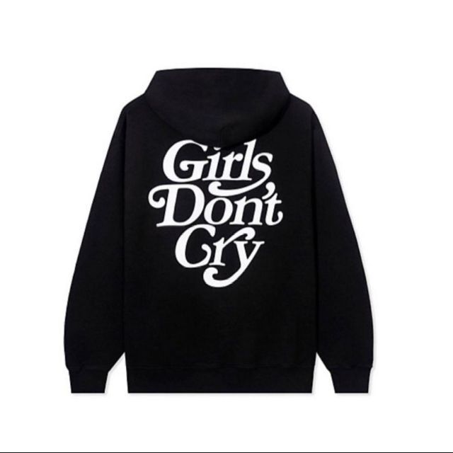 Girls Don't Cry Logo Hoodie BLACK 黒 XL