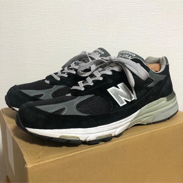 【10/10まで限定値下げ】New Balance 993 us8 1/2 BK