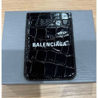 バレンシアガ(Balenciaga)の【極美品】バレンシアガ　iPhone カードケース　MagSafe対応(iPhoneケース)