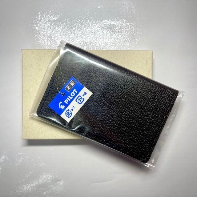 PILOT(パイロット)のPILOT 本革 名刺入れ 新品 メンズのファッション小物(名刺入れ/定期入れ)の商品写真