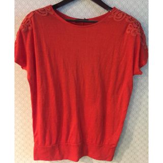 インタープラネット(INTERPLANET)のタグ付未使用 オレンジカットソー(Tシャツ(半袖/袖なし))