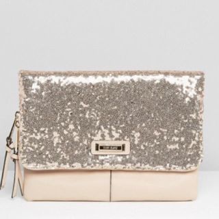 リバーアイランド(RIVER ISLAND)の【新品未使用】RiverIsland グリッタークラッチバッグ♡(クラッチバッグ)