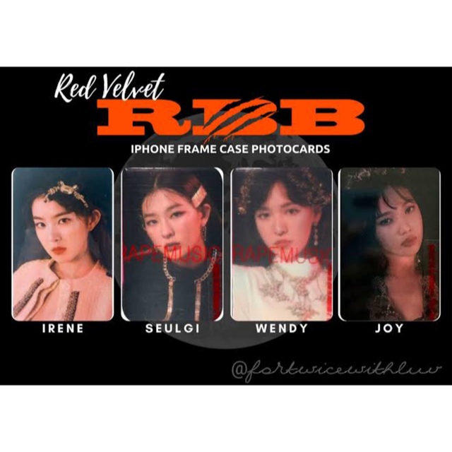 安心 保証 RedVelvet RBB iPhoneケース トレカ ウェンディ