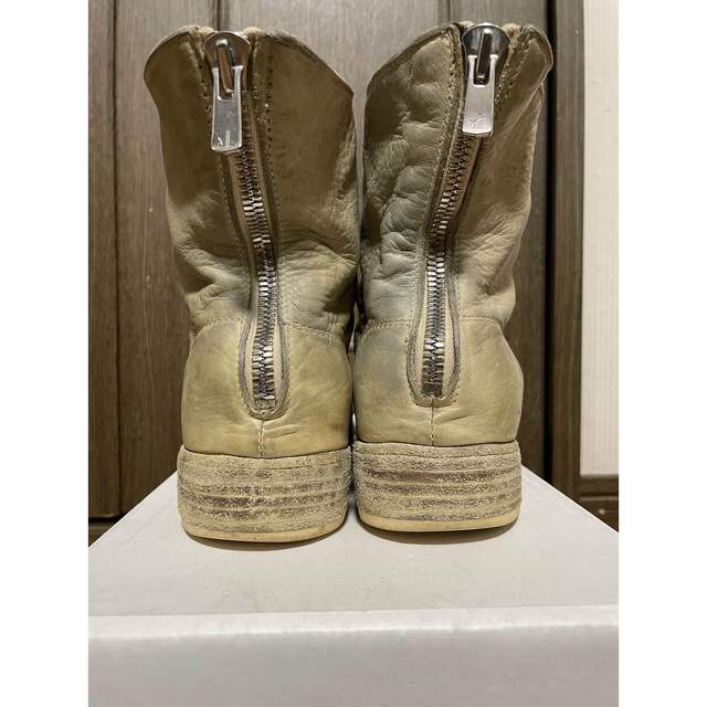 GUIDI バックジップブーツ 986 42 グレー 美品30cm全高