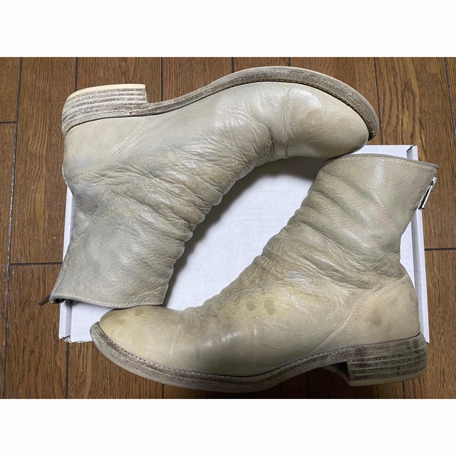 GUIDI バックジップブーツ 986 42 グレー 美品30cm全高