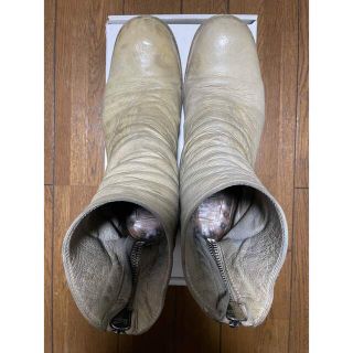 GUIDI バックジップブーツ 986 42 グレー 美品