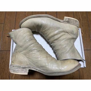 GUIDI   GUIDI バックジップブーツ   グレー 美品の通販 by 此処