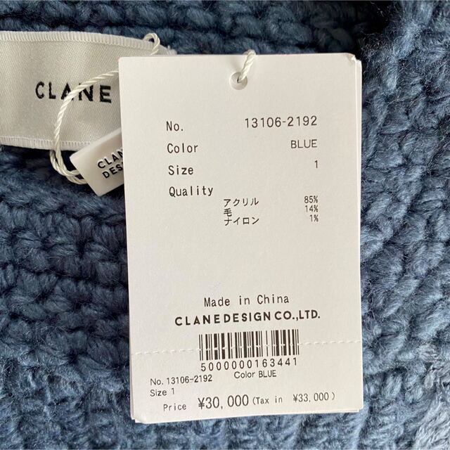 CLANE - クラネ正規品!新品紙タグ付☆ハンドニットWIDE CHECK HAND