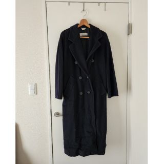 マックスマーラ ロングコート(レディース)(ブルー・ネイビー/青色系
