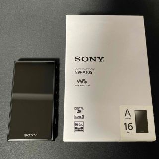 ウォークマン(WALKMAN)のSONY ウォークマン NW-A105 16GB ブラック(ポータブルプレーヤー)