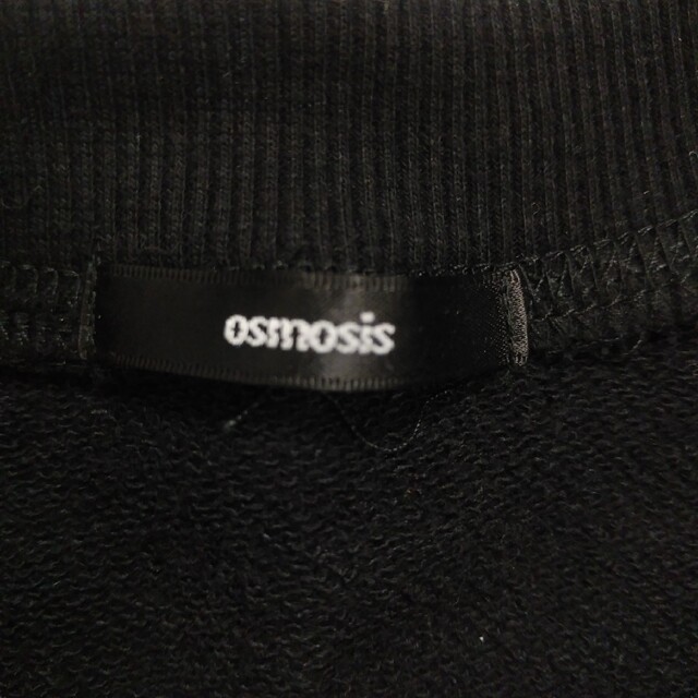 OSMOSIS(オズモーシス)のosmosis オズモーシス　レディース　トップス　黒×緑　チェック柄　M～L レディースのトップス(シャツ/ブラウス(長袖/七分))の商品写真