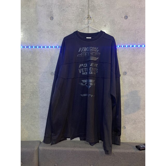 vetements 21aw long sleeve tee サイズLメンズ