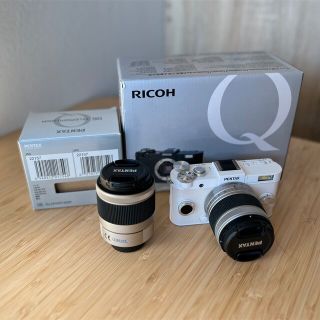 ペンタックス(PENTAX)の美品 RICOH PENTAX Q−S1＋レンズ2本セット(ミラーレス一眼)