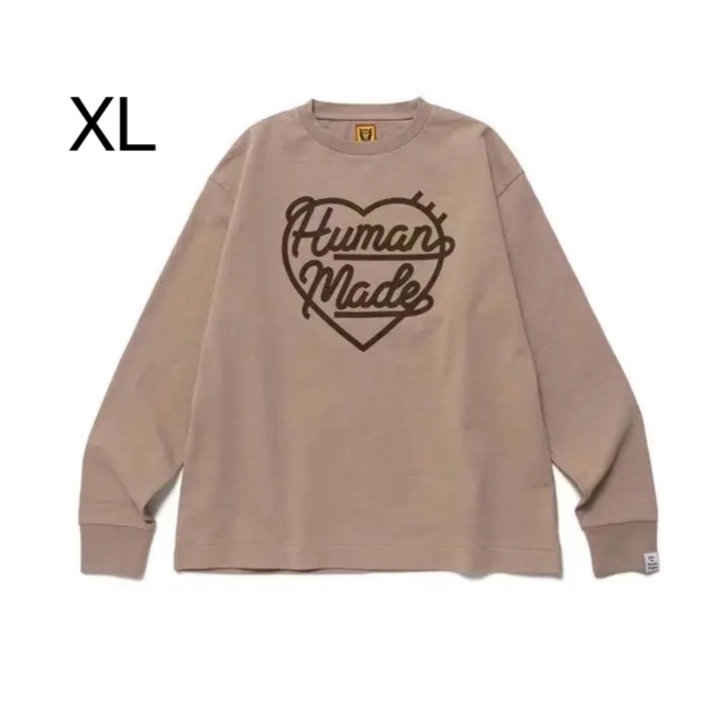 限定二枚目50％OFF HUMANMADE ヒューマンメイド ロンT ベージュ XL