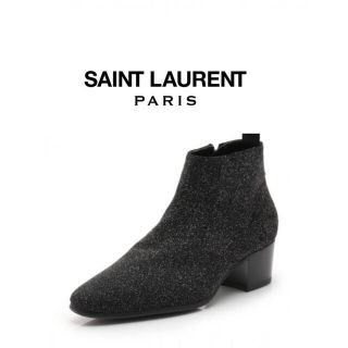 サンローラン(Saint Laurent)のサンローラン パリ　グリッター　ブーツ　ラメ　2013(ブーツ)