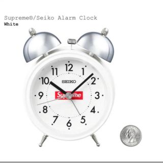 シュプリーム(Supreme)のSupreme/Seiko Alarm Clock COLOR/White (置時計)