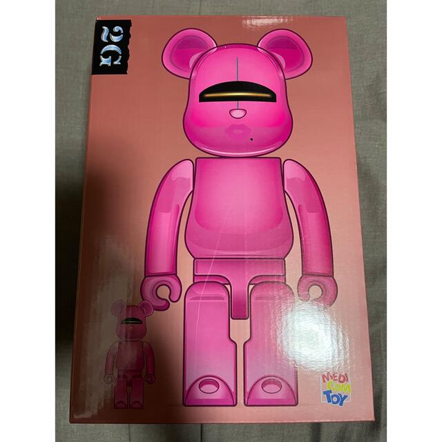 BE@RBRICK SORAYAMA×2G PINK GOLD Ver. エンタメ/ホビーのおもちゃ/ぬいぐるみ(キャラクターグッズ)の商品写真