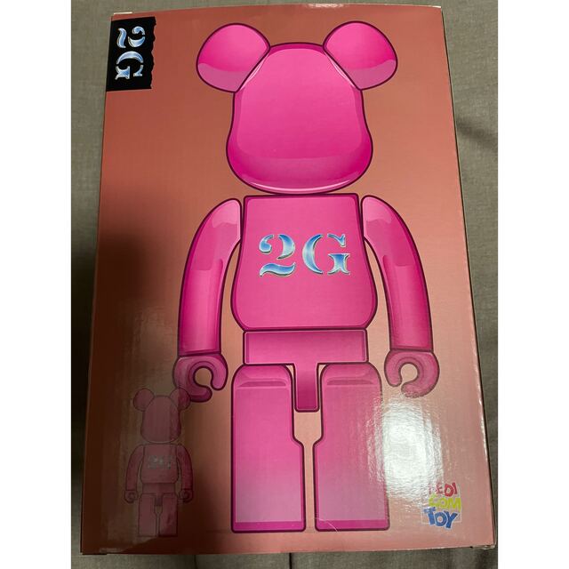 BE@RBRICK SORAYAMA×2G PINK GOLD Ver. エンタメ/ホビーのおもちゃ/ぬいぐるみ(キャラクターグッズ)の商品写真