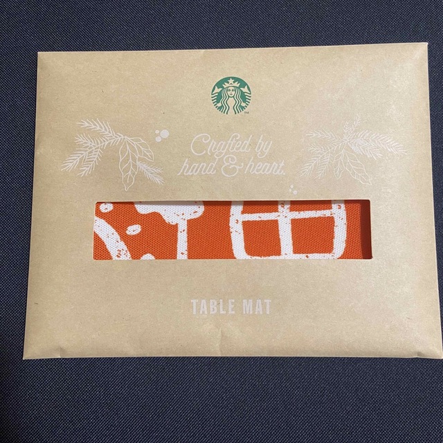 Starbucks Coffee(スターバックスコーヒー)のスターバックステーブルマット■クリスマス エンタメ/ホビーのコレクション(ノベルティグッズ)の商品写真