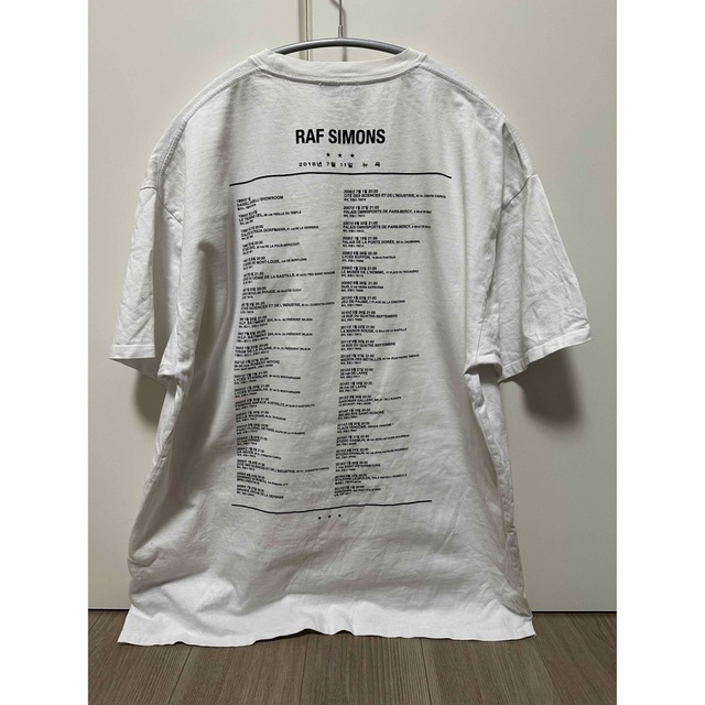 RAF SIMONS 18ss ハングルツアー Tシャツメンズ