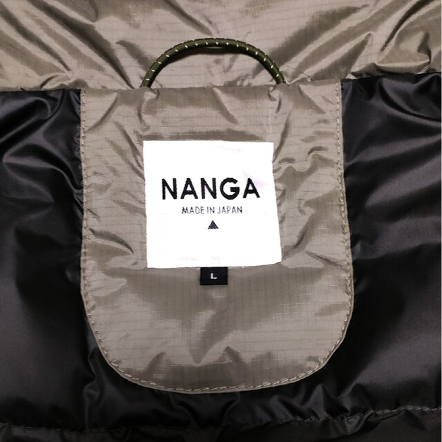 NANGA(ナンガ)の【極美品】NANGA ナンガ AURORA DOWN JACKET カーキ　L メンズのジャケット/アウター(ダウンジャケット)の商品写真