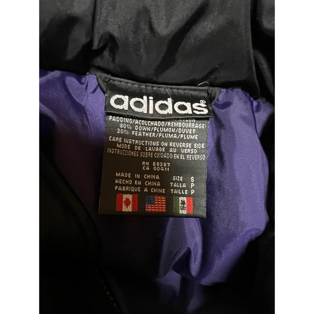 adidas(アディダス)の80s ヴィンテージ adidas アディダス 万国旗タグ ダウン ベスト メンズのジャケット/アウター(ダウンベスト)の商品写真