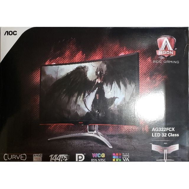 AOC AG322FWG4 湾曲ゲーミングモニター 31.5インチ 144HZ lram-fgr.ma