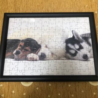 【美品】犬のジグソーパズル 108ピース(その他)