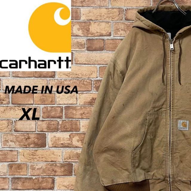 カーハート USA製 ダックジャケット アクティブ ビッグシルエット 中綿 ...