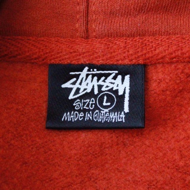 【超希少カラー】STUSSY センター刺繍ロゴ 即完売モデル 入手困難 パーカー