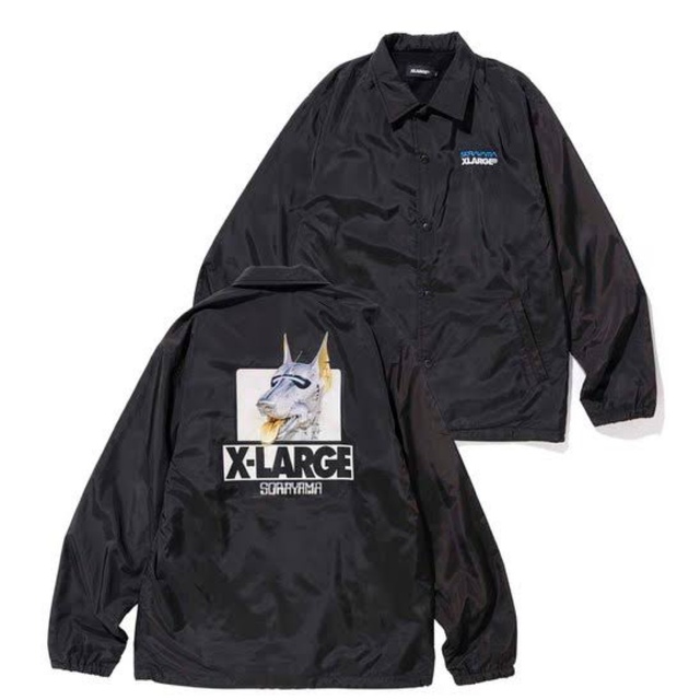 【ド定番】エクストララージ/XLARGE ブラックナイロンジャケット XL