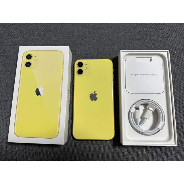 Apple アップル iPhone11 64GB イエロー SIMフリー