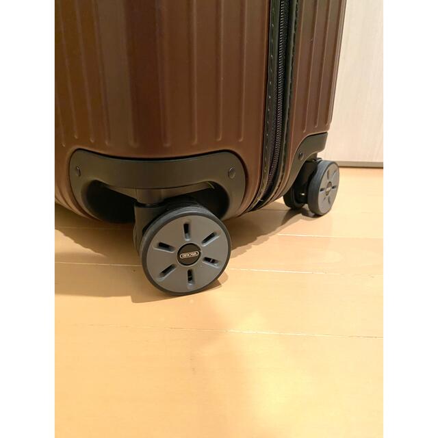 RIMOWAリモワ 63L サルサ 電子タグ 4輪 茶色 スーツケースバッグ